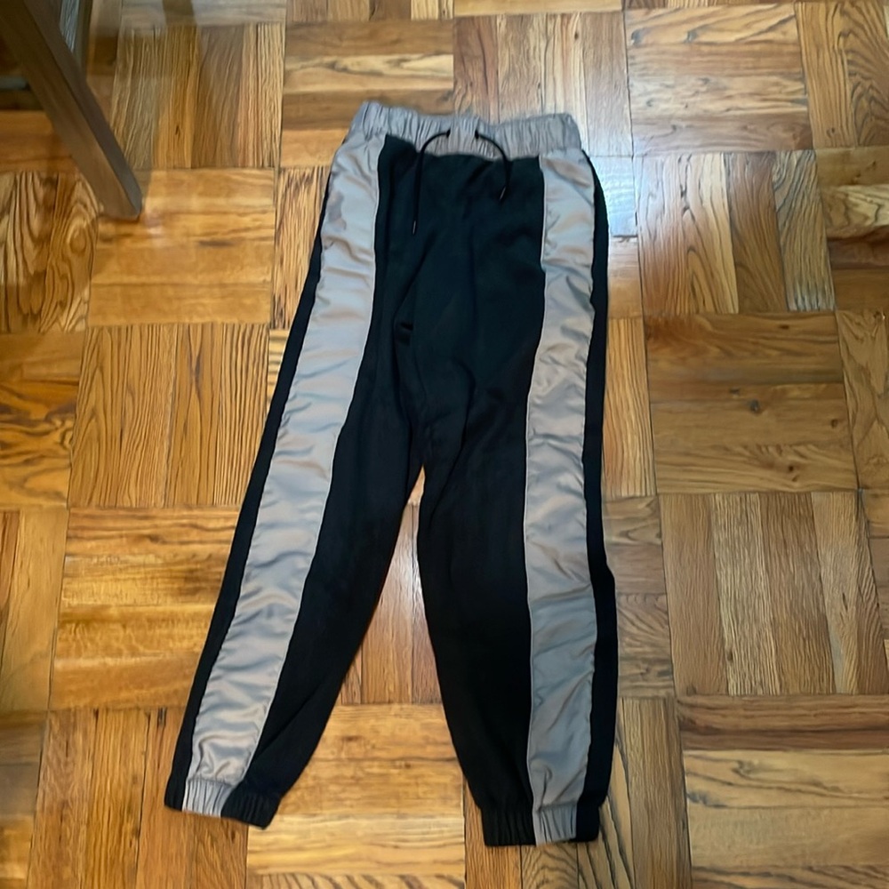 Black/ tan joggers